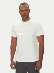 Parajumpers T-Shirt Space 25SMPMTSXF05 Biały Regular Fit