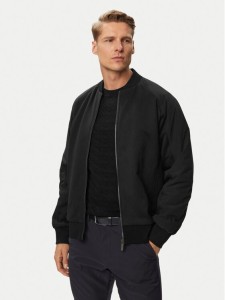 BOSS Kurtka bomber C-Skiles 180_AM 50565023 Czarny Regular Fit