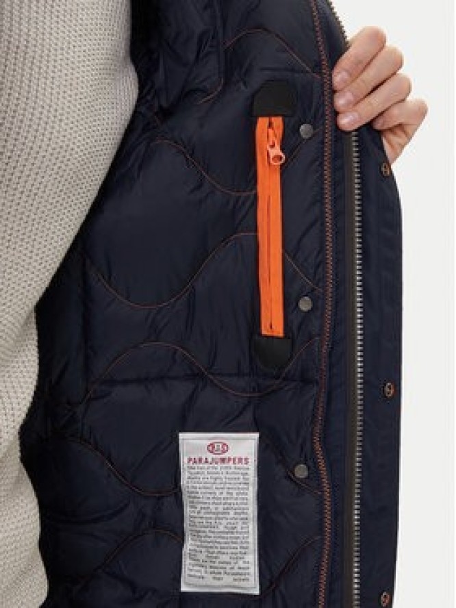 Parajumpers Kurtka puchowa Right Hand 25WMPMJKMA03 Granatowy Regular Fit