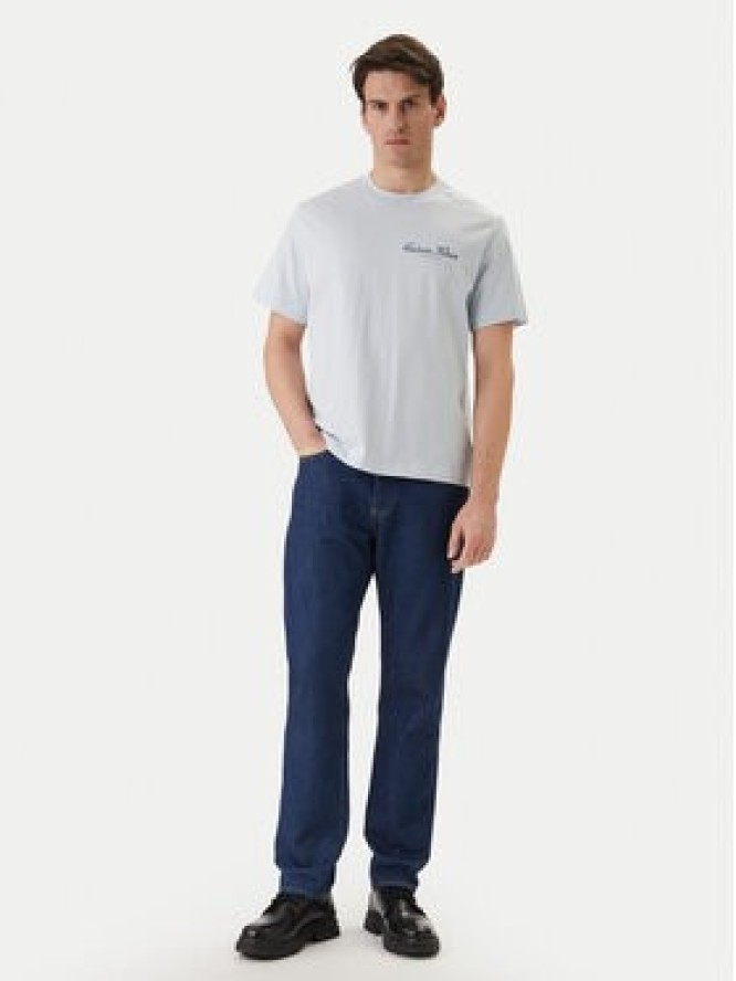Calvin Klein Jeans T-Shirt LV04RF822G Niebieski Regular Fit