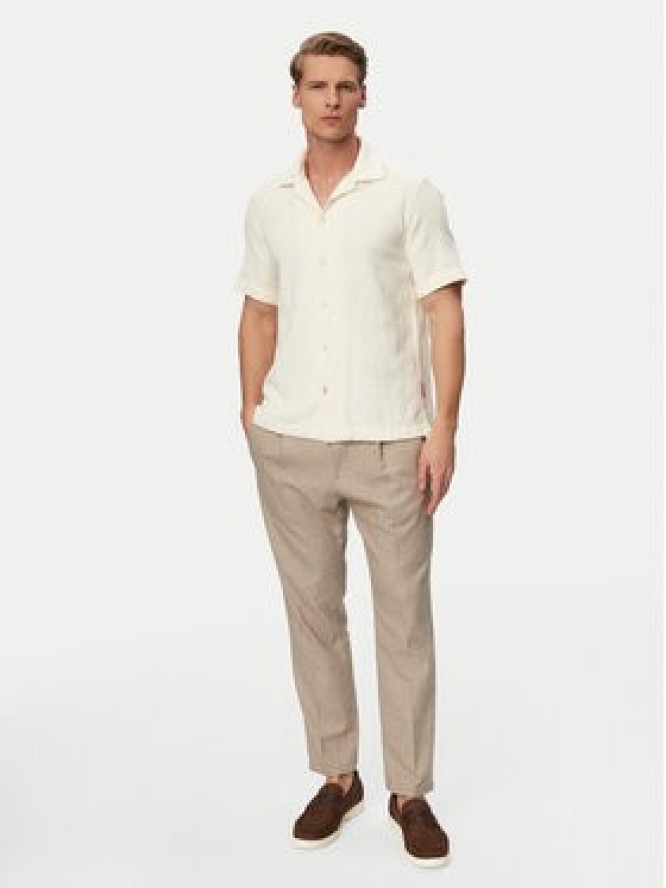 JOOP! Jeans Koszula Hanau 30102527 Kremowy Regular Fit