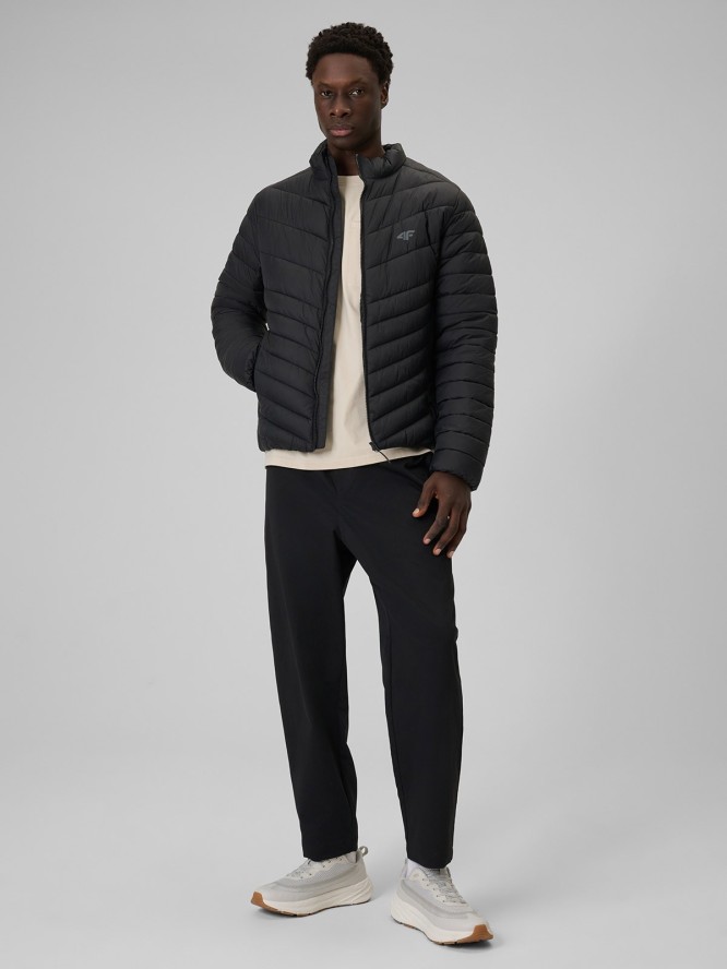 4F Kurtka z wypełnieniem syntetycznym męska - czarna XXL