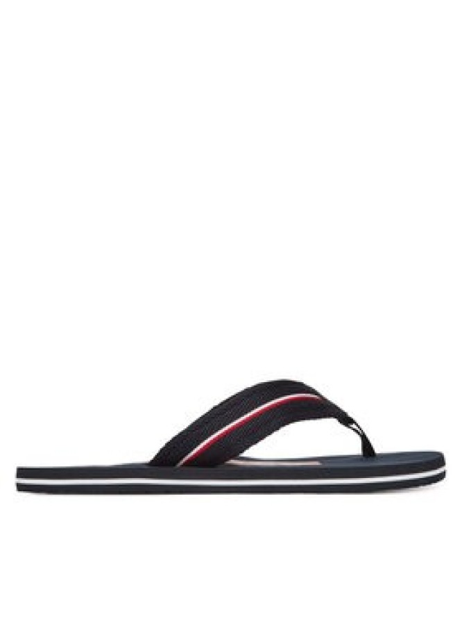 Tommy Hilfiger Japonki Corporate Hilfiger Beach FM0FM05436 Granatowy