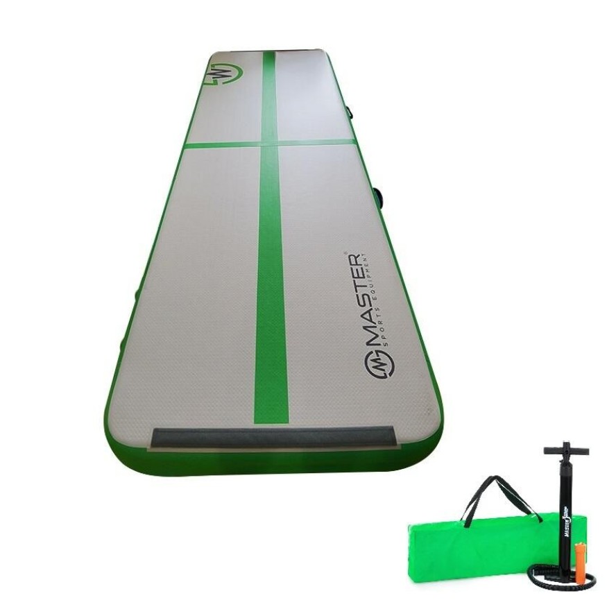 Mata dmuchana Airtrack MASTER 300 x 100 x 20 cm - zielona