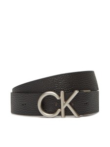 Calvin Klein Pasek Męski Ck Hallmark Logo 35Mm Adj/Rev LV04D7034G Czarny