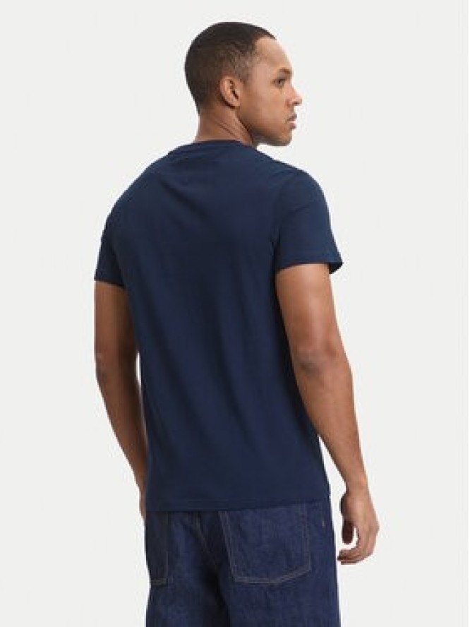 Tommy Jeans T-Shirt DM0DM22538 Granatowy Slim Fit