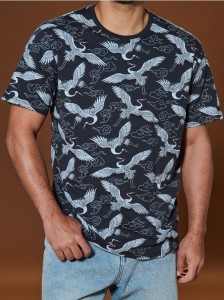 Koszulka comfort fit - szary