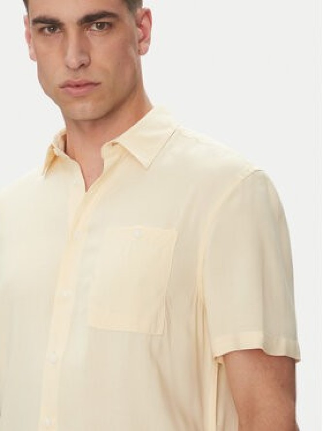 Blend Koszula 20716363 Beżowy Regular Fit