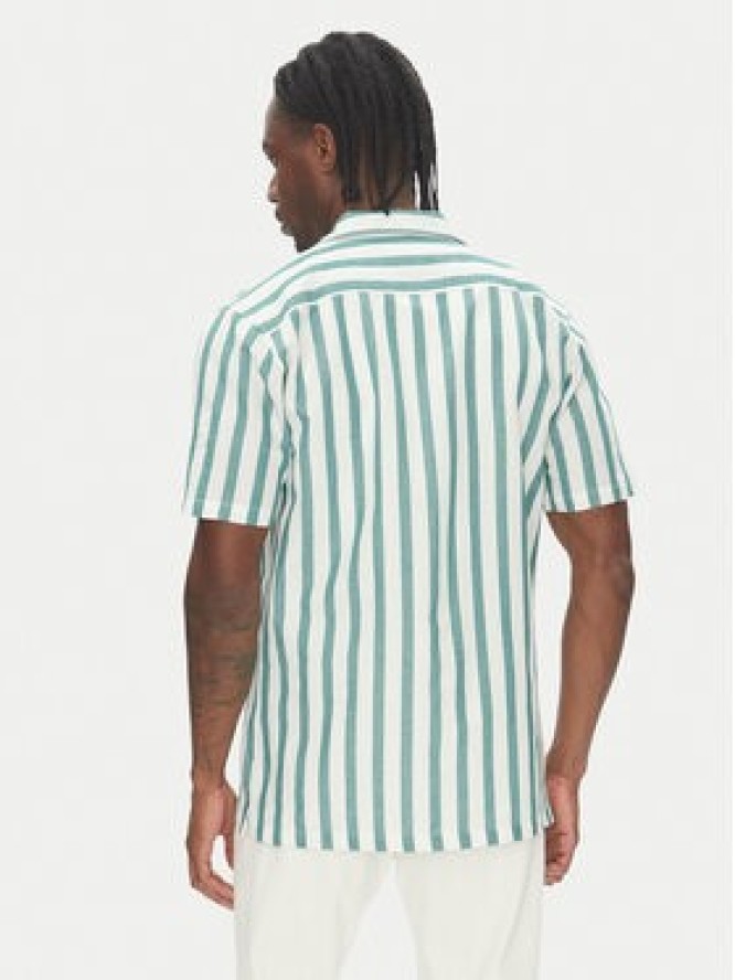 Lindbergh Koszula 30-203321 Zielony Relaxed Fit