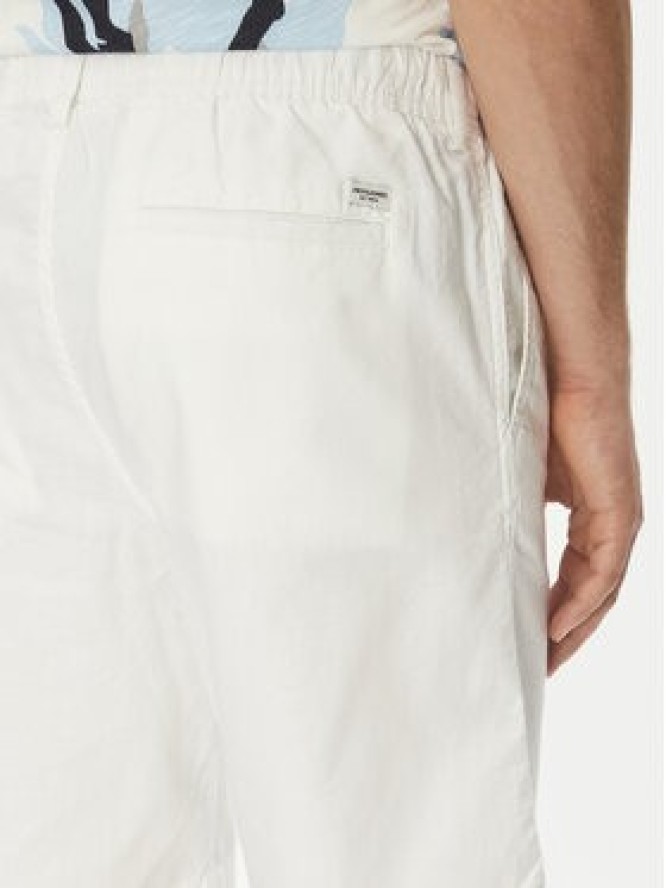 Jack & Jones Szorty materiałowe Jaiden 12274968 Biały Relaxed Fit