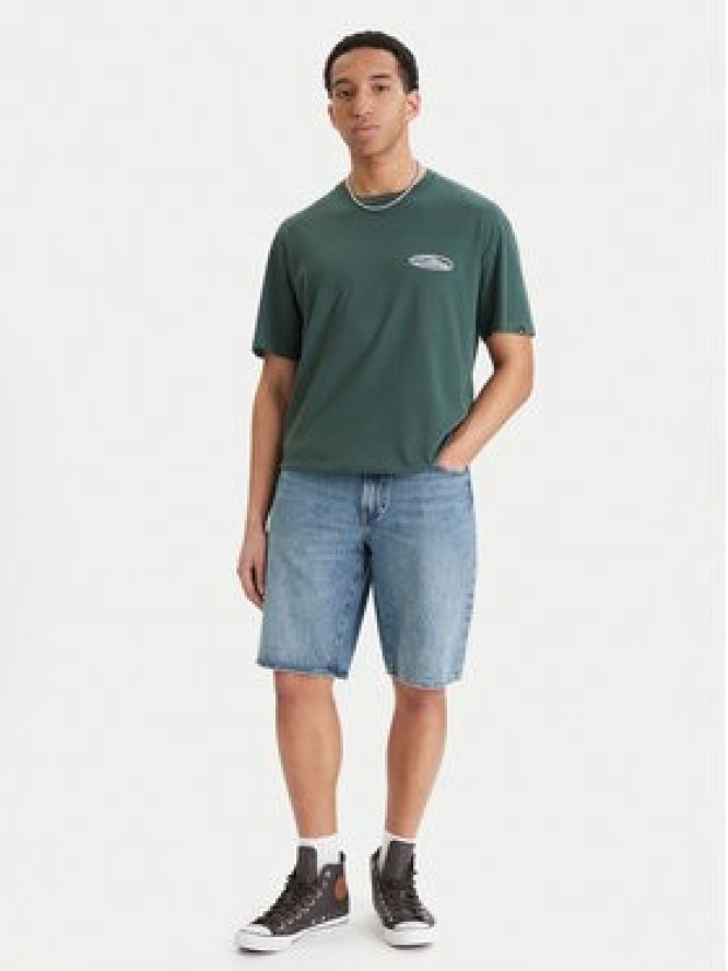 Quiksilver T-Shirt Quikglobe EQYZT08295 Zielony Comfort Fit