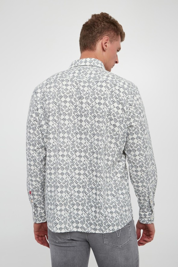 Koszula męska z wzorem Hanson3-W JOOP! JEANS