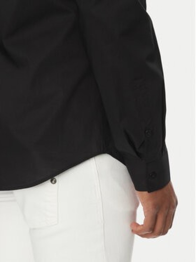Versace Jeans Couture Koszula 78GALYS1 Czarny Slim Fit