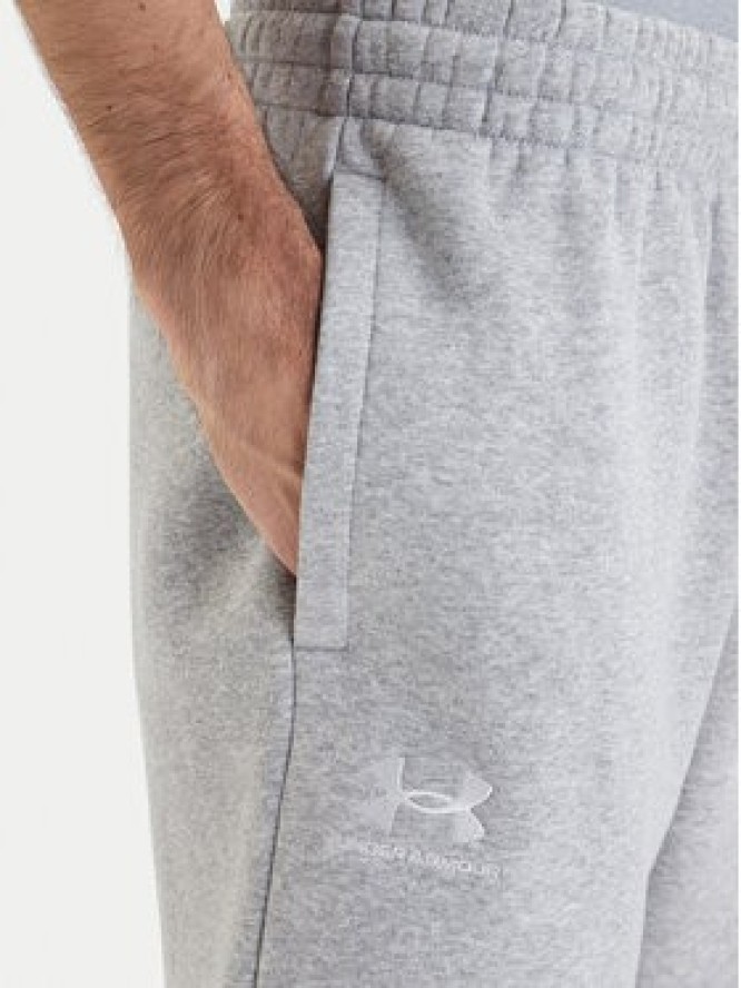 Under Armour Szorty sportowe UA Icon Fleece 1380377 Szary Regular Fit