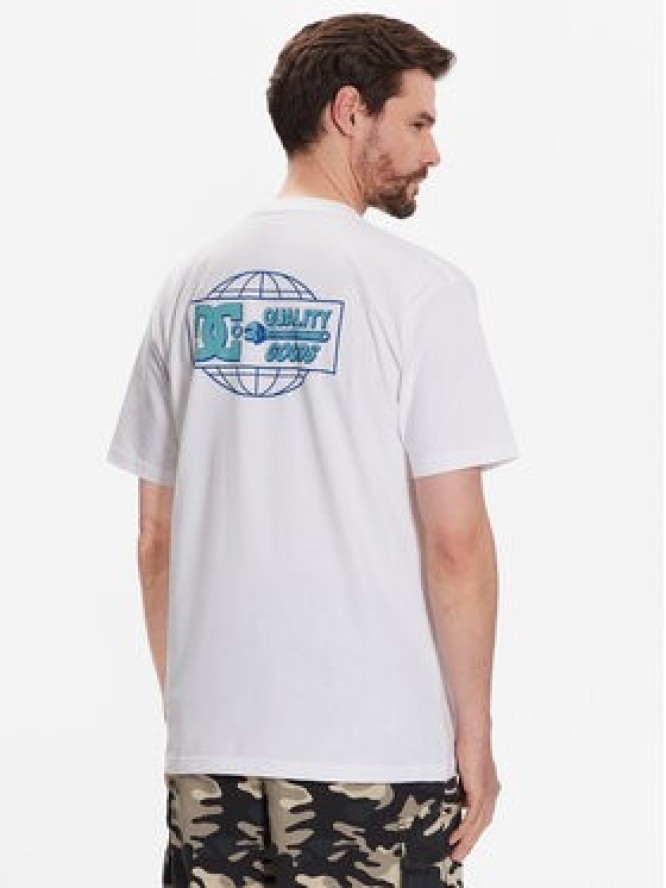 DC Shoes T-Shirt Quality Goods ADYZT05235 Biały Relaxed Fit