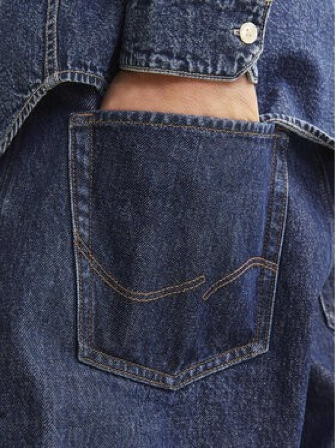 Jack & Jones Jeansy Alex 12258559 Granatowy Baggy Fit