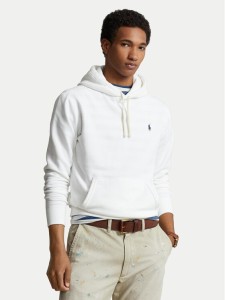 Polo Ralph Lauren Bluza Fleece 710766778009 Biały Regular Fit