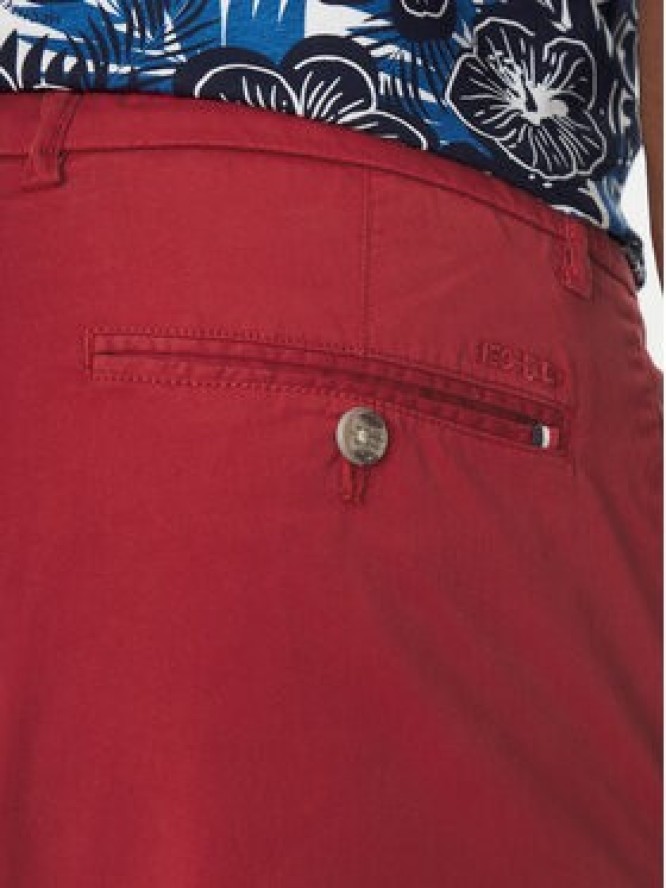 Hechter Paris Szorty materiałowe 26664 151365 Czerwony Regular Fit
