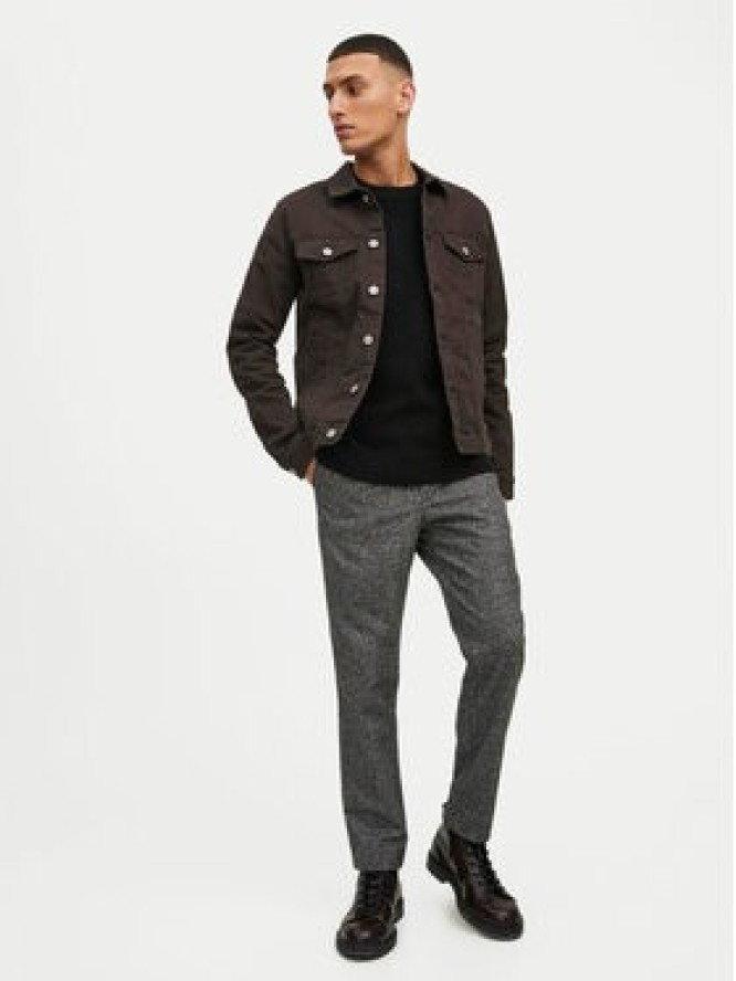Jack & Jones Sweter Rollie 12215468 Czarny Relaxed Fit