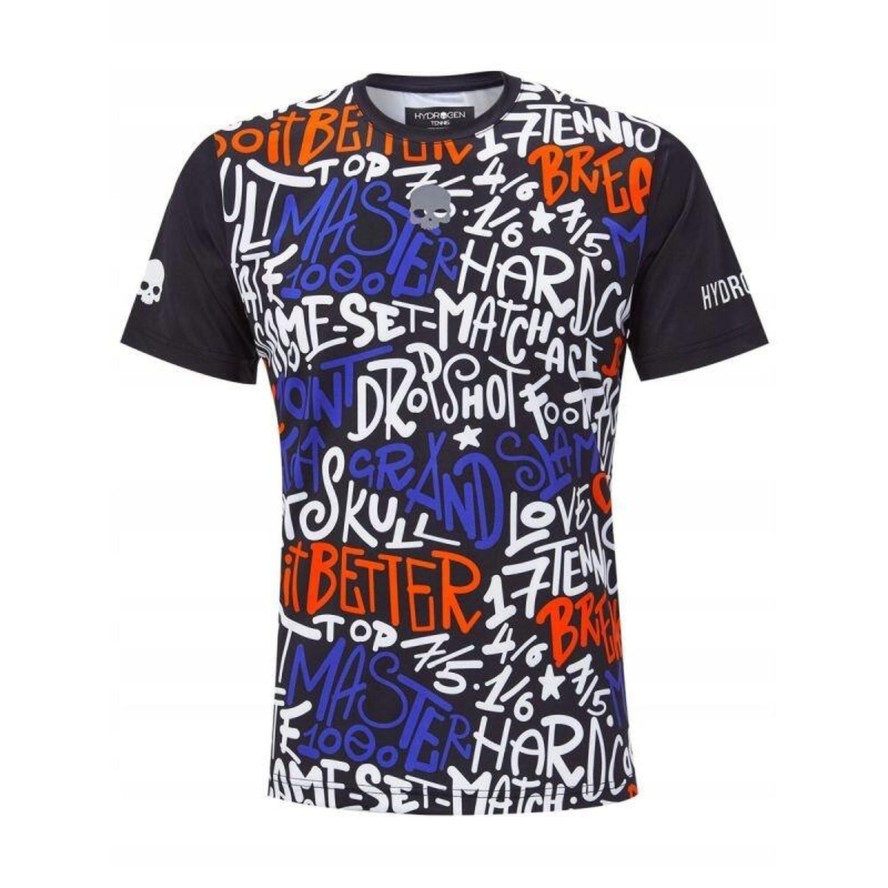 Koszulka tenisowa męska Hydrogen Graffiti Tech