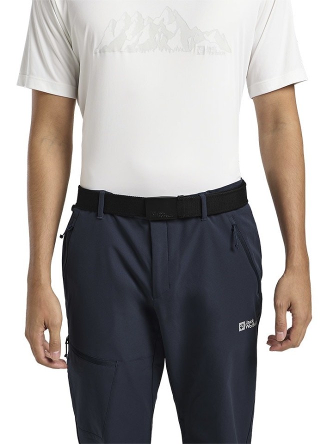 Jack Wolfskin Pasek "Hidden" w kolorze czarnym rozmiar: 45,5