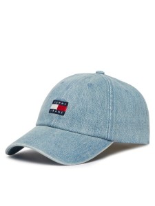 Tommy Jeans Czapka z daszkiem Tjm Heritage Denim Cap AM0AM14204 Niebieski