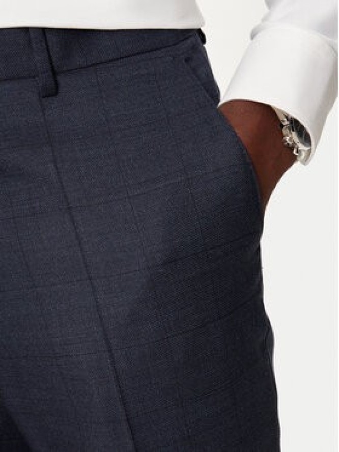 BOSS Garnitur 50528142 Granatowy Slim Fit