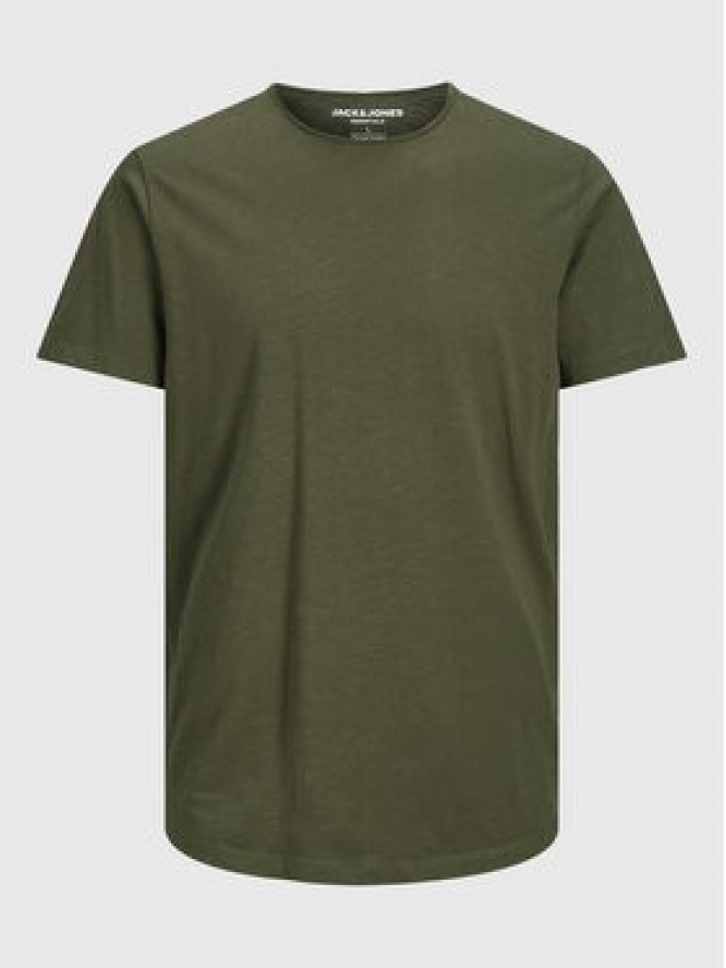 Jack & Jones T-Shirt Basher 12182498 Zielony Regular Fit