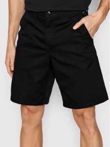 Vans Szorty materiałowe Authentic VN0A5FJX Czarny Relaxed Fit