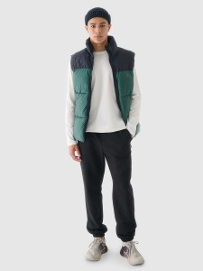 4F Spodnie dresowe joggery męskie - czarne M