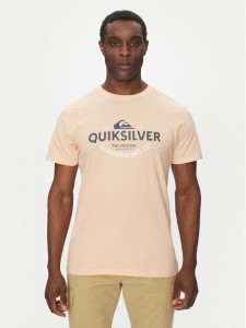 Quiksilver T-Shirt EQYZT08064 Pomarańczowy Regular Fit
