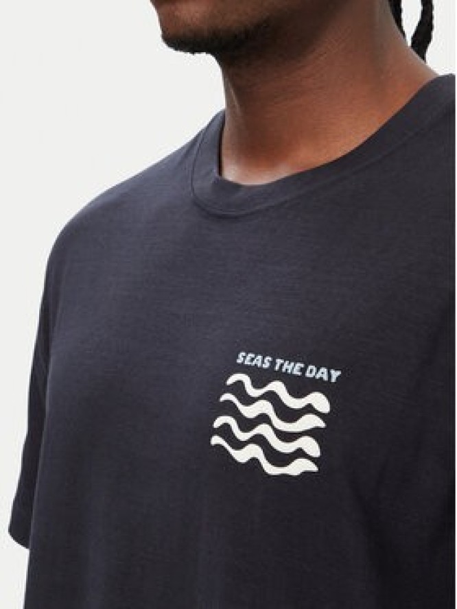 Jack & Jones T-Shirt Blajake 12294944 Granatowy Relaxed Fit