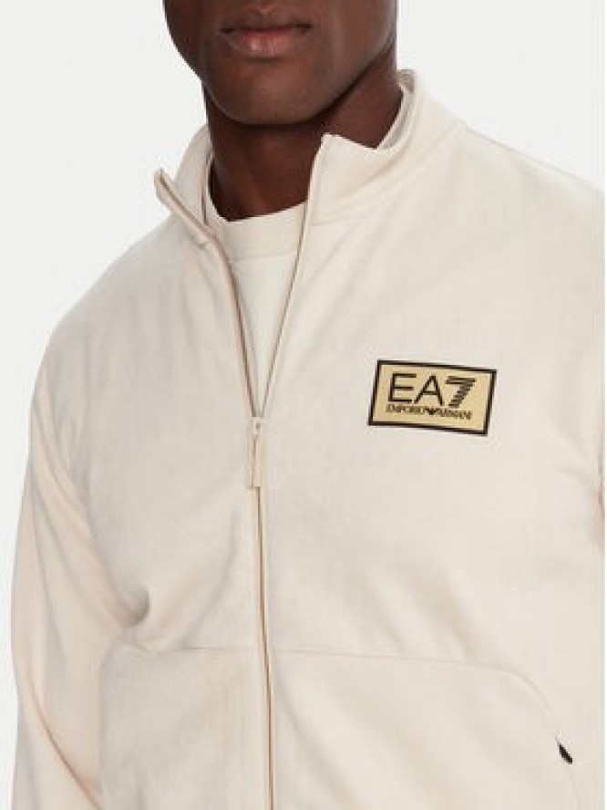 EA7 Emporio Armani Bluza 7M000674 AF16718 U1086 Beżowy Regular Fit