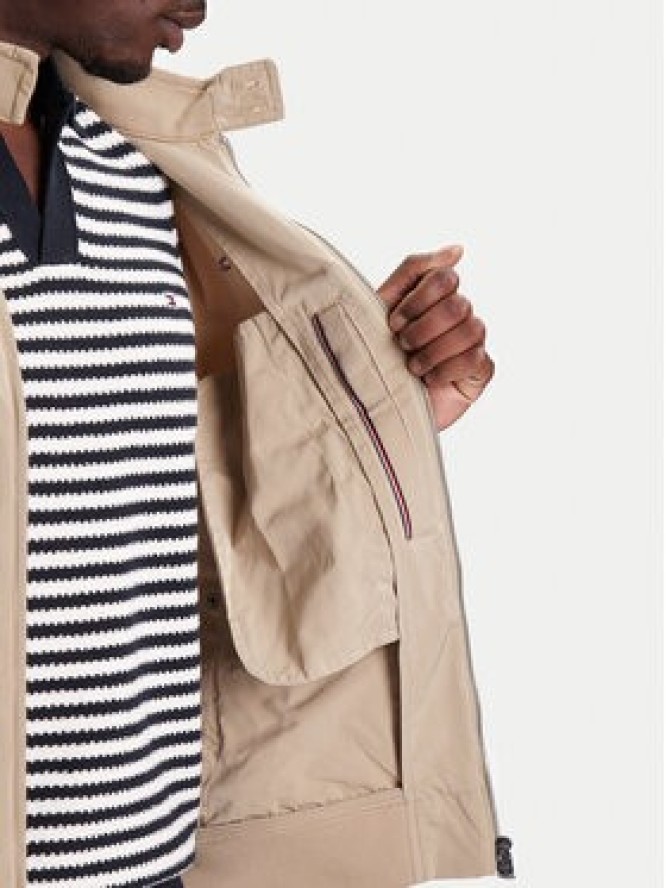 Tommy Hilfiger Kurtka bomber Harrington MW0MW39637 Beżowy Regular Fit