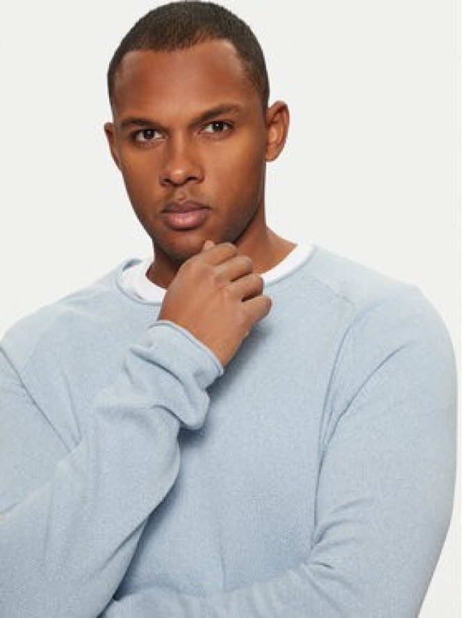 Jack & Jones Sweter 12157321 Błękitny Regular Fit