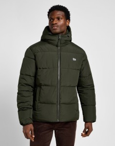 MĘSKA KURTKA PUCHOWA LEE PUFFER JACKET OLIVE NIGHT 112355678