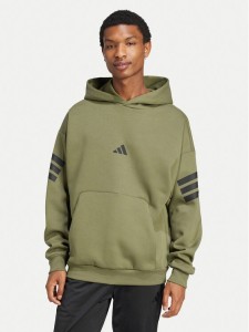 adidas Bluza Future Icons 3-Stripes JD4856 Zielony Regular Fit