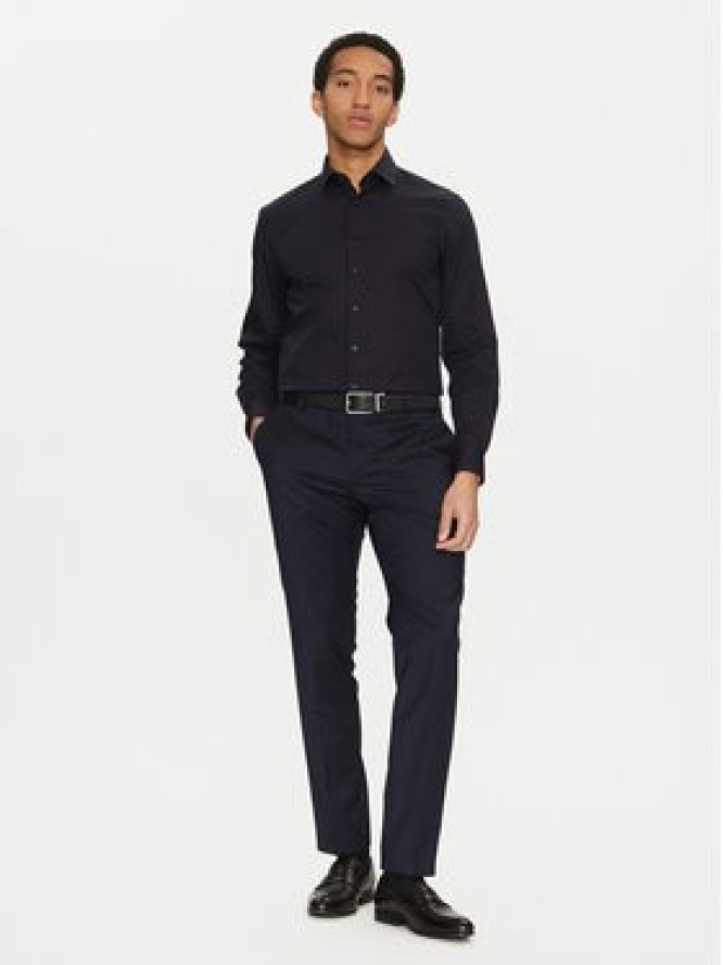 Calvin Klein Koszula K10K109509 Granatowy Slim Fit