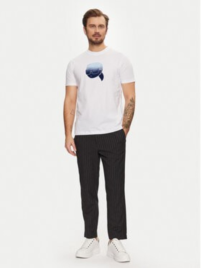 KARL LAGERFELD T-Shirt 755426 551242 Biały Regular Fit