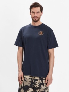 DC Shoes T-Shirt Quality Goods ADYZT05235 Granatowy Relaxed Fit