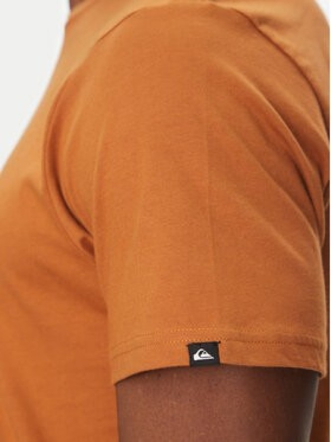 Quiksilver T-Shirt EQYZT08040 Brązowy Regular Fit