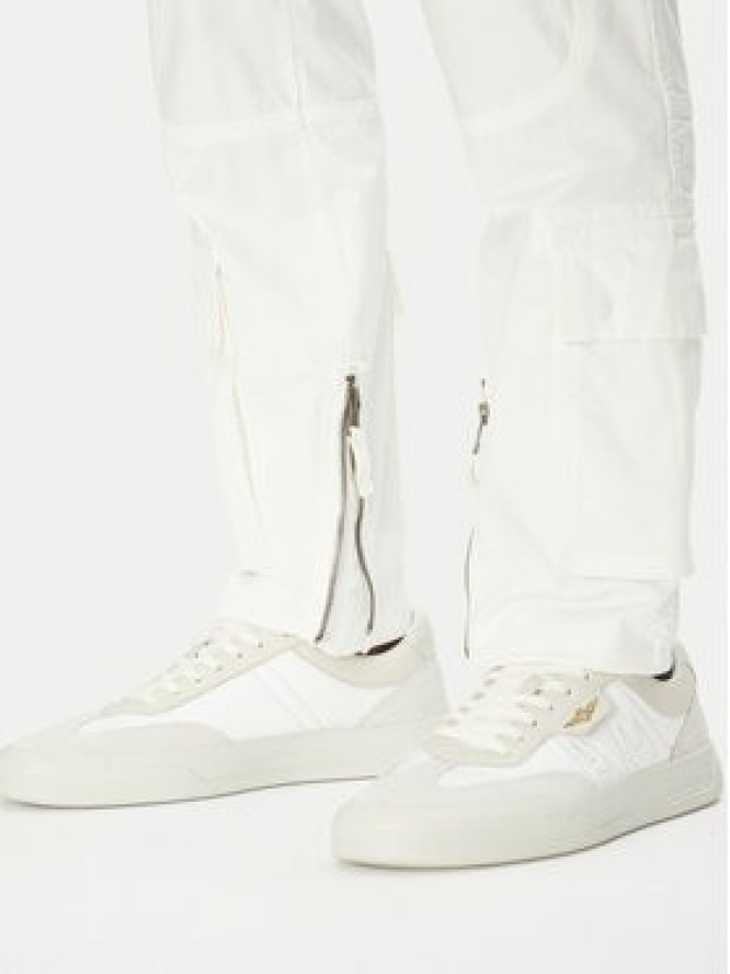 Aeronautica Militare Spodnie materiałowe 251PA1387CT1493 Biały Regular Fit