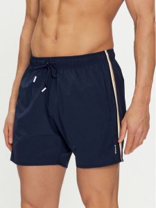 Boss Szorty kąpielowe Iconic 50491594 Granatowy Regular Fit