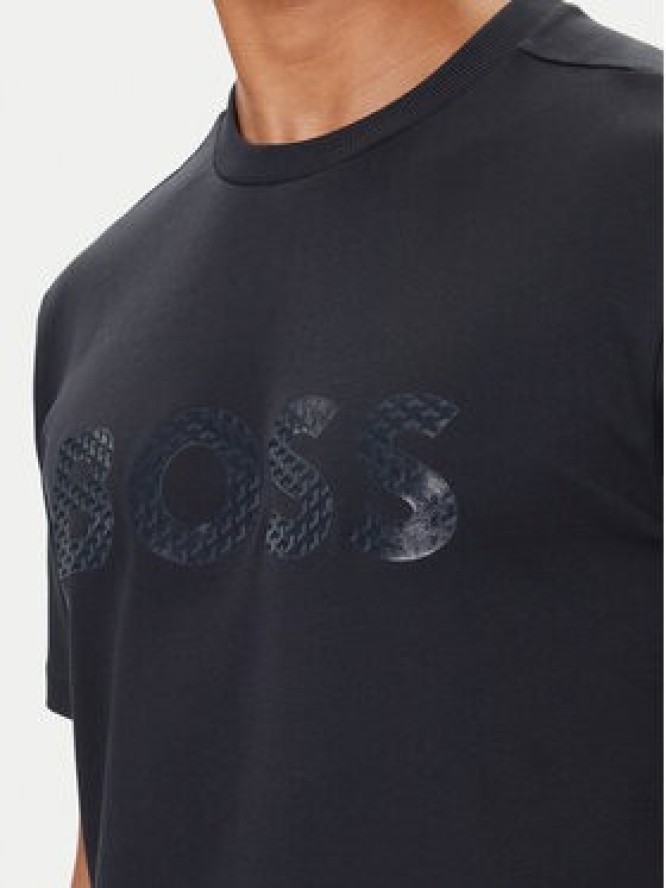 BOSS T-Shirt Mirror Iconic 50547940 Granatowy Relaxed Fit