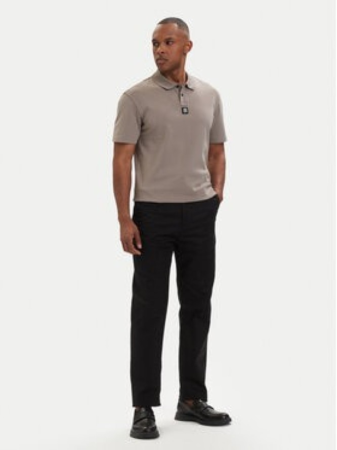HUGO Spodnie materiałowe Genar253 50567257 Czarny Slim Fit