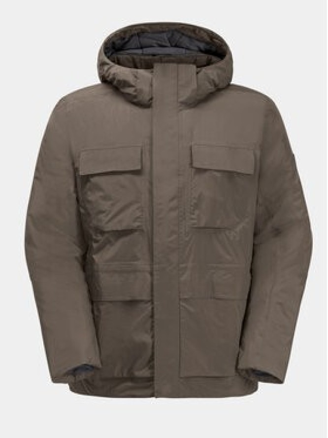 Jack Wolfskin Kurtka zimowa Textor Utility Jkt 1116101 Brązowy Regular Fit