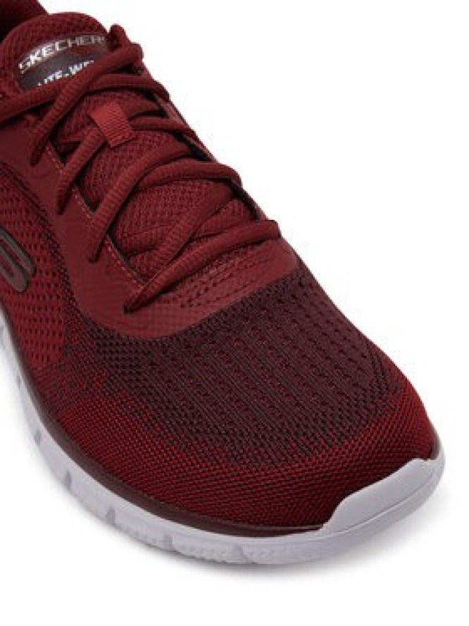 Skechers Buty na siłownię Track - Glendor 232699/BURG Bordowy