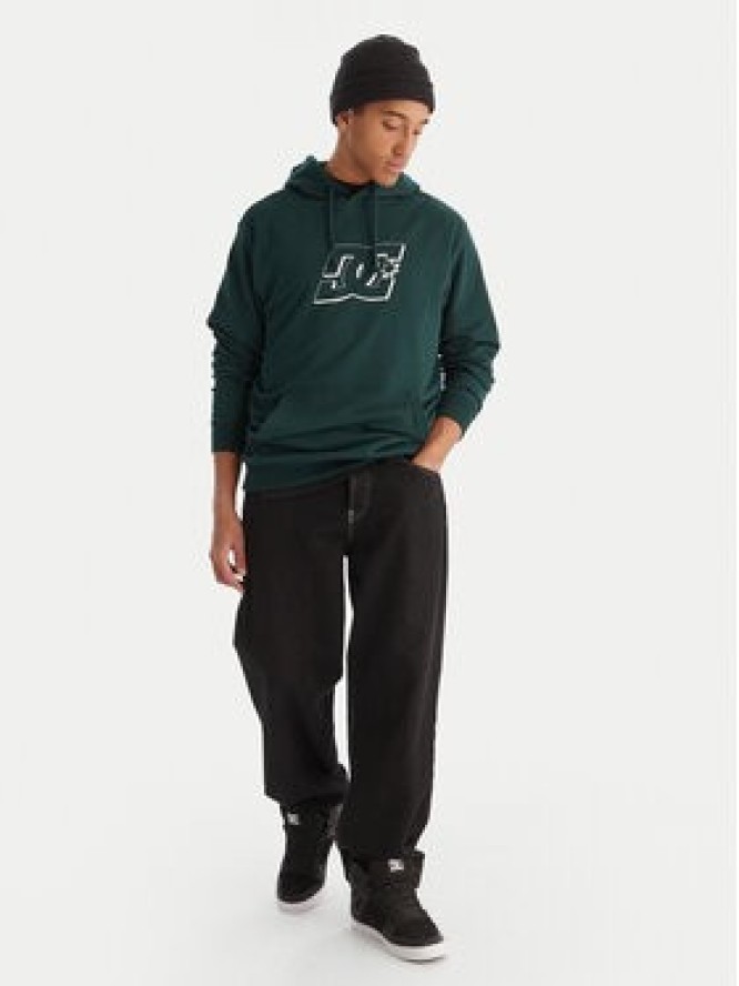DC Shoes Bluza Hampden ADYFT03416 Zielony Regular Fit