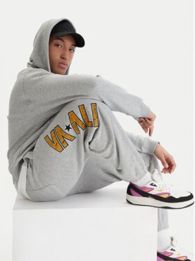 RVCA Spodnie dresowe Va X Ali 23A123500 Szary Relaxed Fit