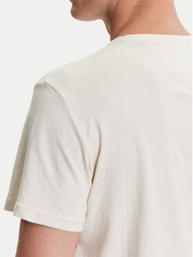 Tommy Jeans T-Shirt Essential DM0DM20740 Beżowy Slim Fit